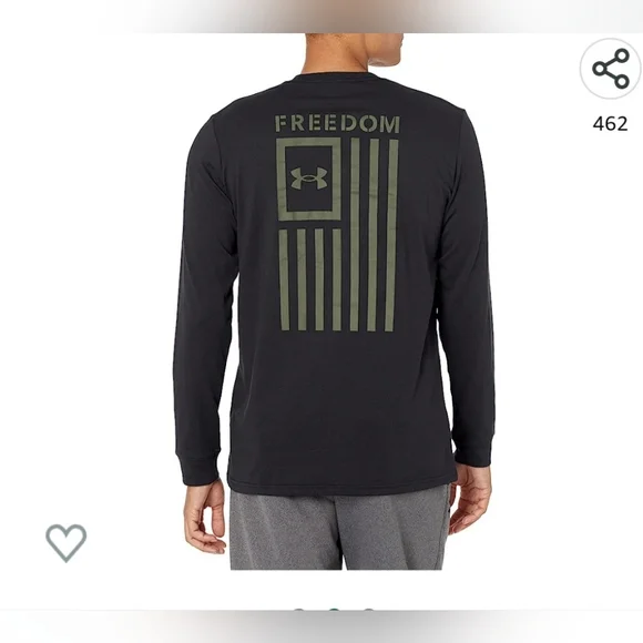 Under Armour Freedom Long Sleeve Tshirt - Picture 1 of 2